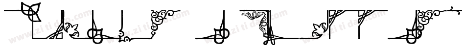 Frames n Riboons字体转换